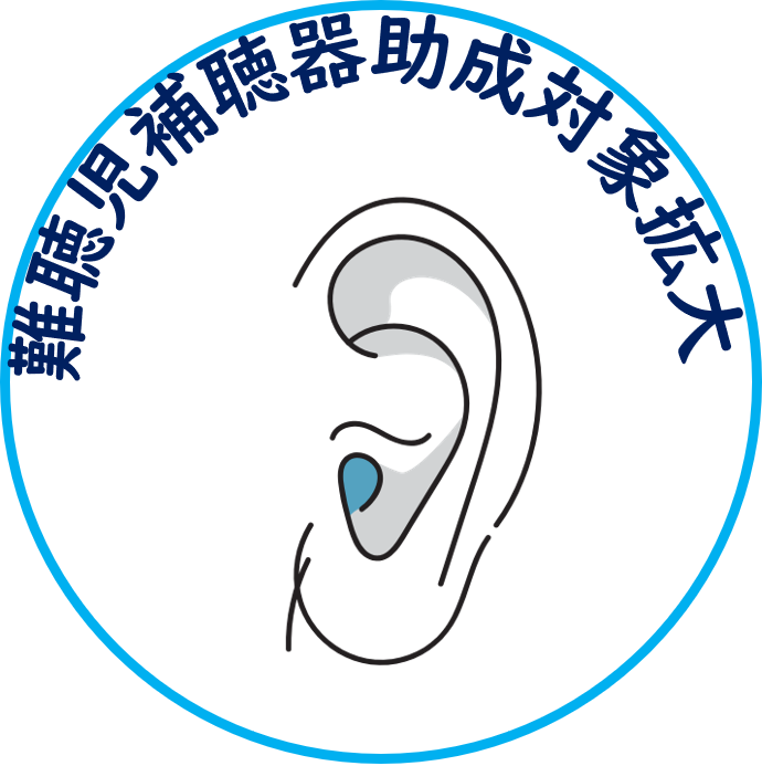 難聴児補聴器助成対象拡大