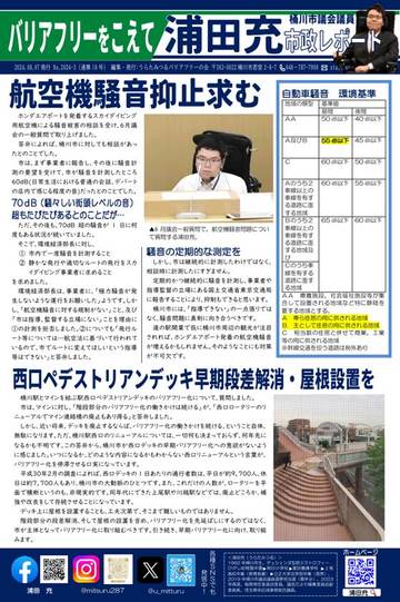 市政レポート 第18号 1ページ目
